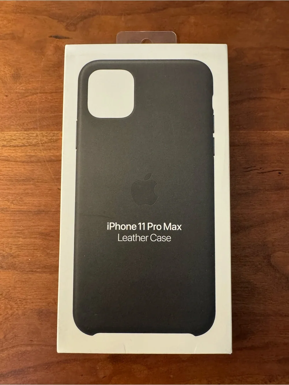 Apple iPhone 11 ProMax Leather Case - Black - New in Box